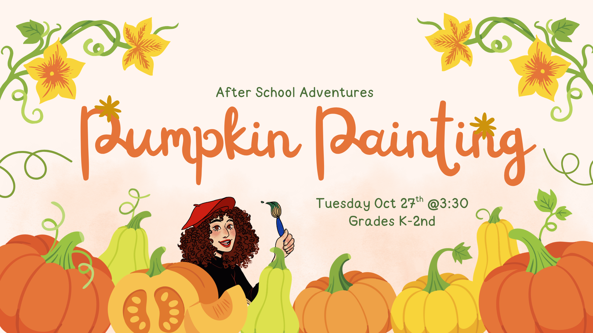 After School Adventures: Pumpkin Painting