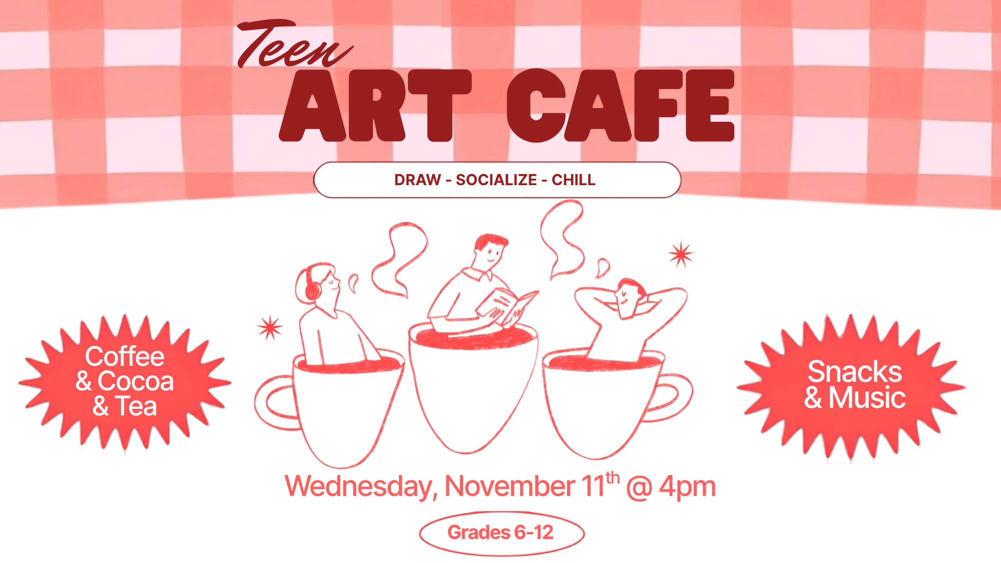 Makerspace: Teen Art Cafe